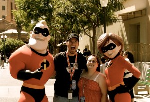 On our Disneyland Honeymoon